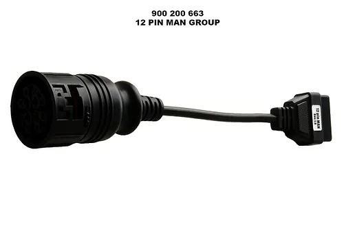 OBD kabelis 12 kontaktų MAN sunkvežimiams (W074062663CH, AUTOCOM)