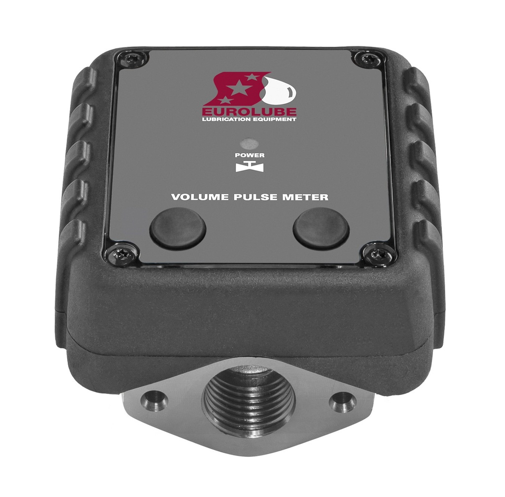 Pulse Meter G1/2 in. (F) for Fluids, 328 PPU, Stainless Steel (1168814, EUROLUBE)