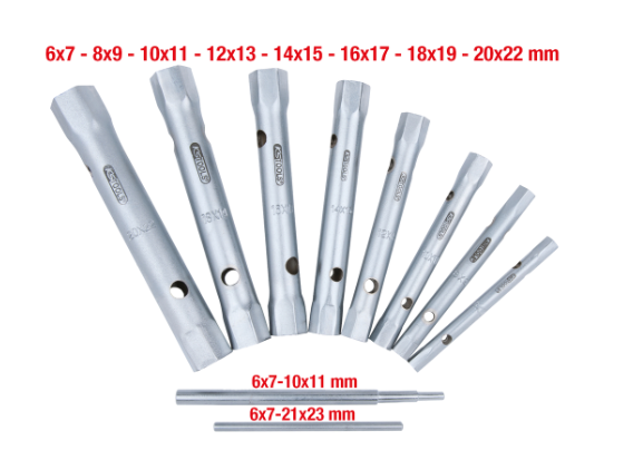 Vamzdinių raktų komplektas