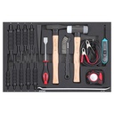 Įrankių komplektas į vežimėlius (17vnt) [601706]