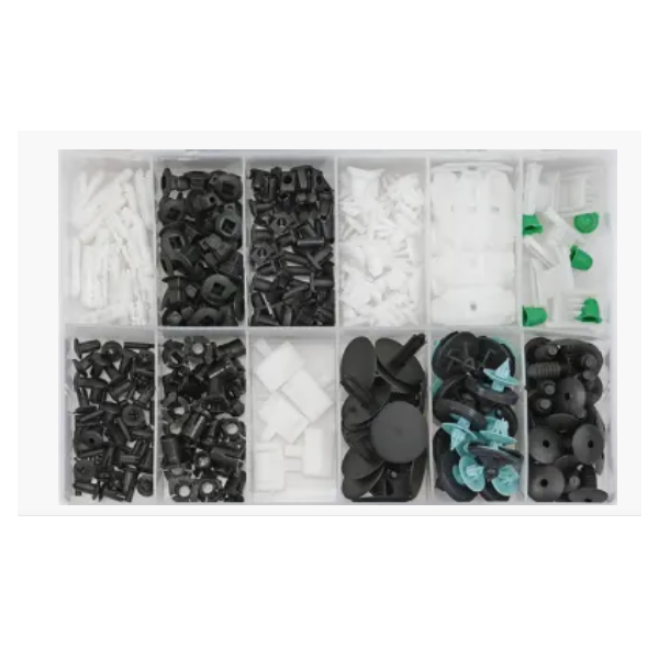 Apdailos detalių tvirtinimo segtukų rinkinys VW automobiliams 255 vnt., 4822346, Sonic equipment