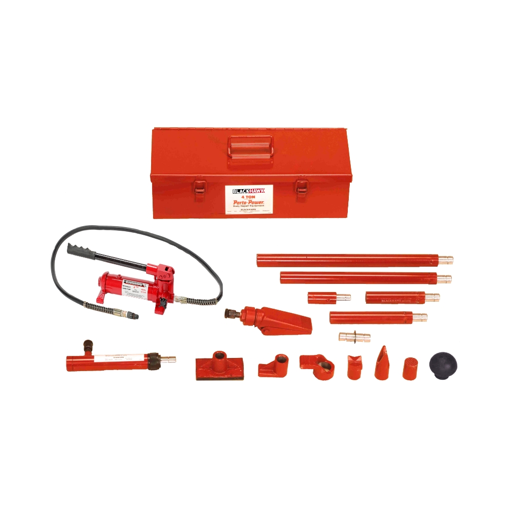 Porto-Power™ 4 t Hydraulic Body Repair Kit (65132A, BLACKHAWK)