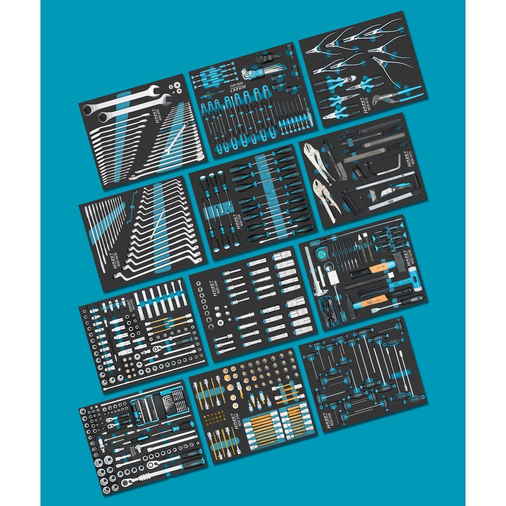 Instrumentu komplekts, 616 gab. (0-179NXXLD/616, HAZET)
