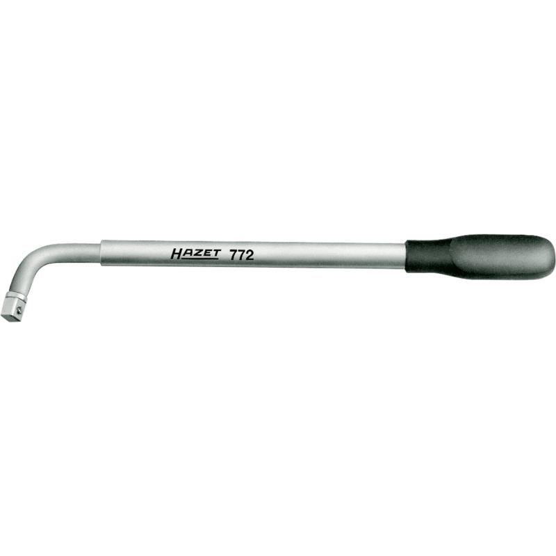 Izvelkama riteņu uzgriežņu atslēga, 1/2 collas (12,5 mm) kvadrāts, viengabala, 535 mm (772, HAZET)