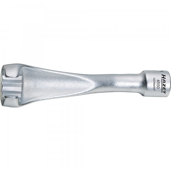 Įpurškimo vamzdelių veržliaraktis – 3/8 col. kvadratas, 17 mm (4550, HAZET)