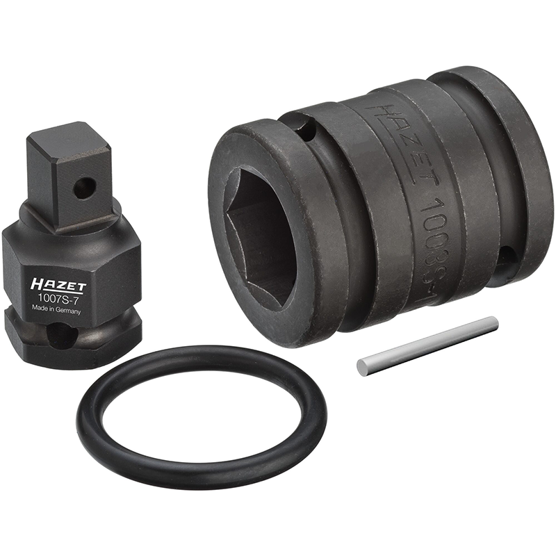Adapter-reducer 3/4" (20 mm) square hollow → 1/2" (12.5 mm) square solid (1007S-7/4, HAZET)