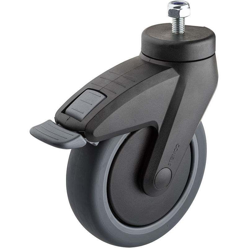 Swivel castor with brake (162C-011, HAZET)