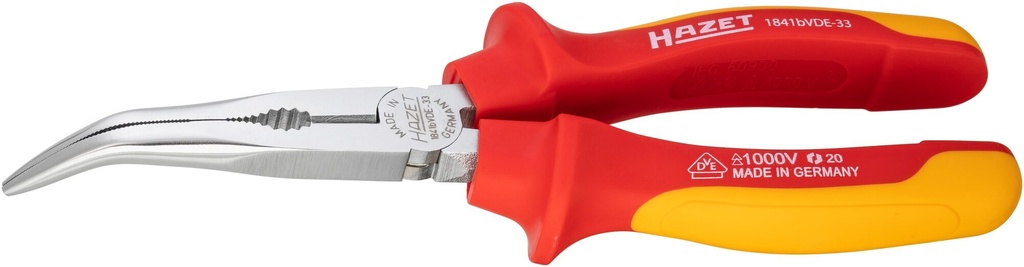 Snipe Nose Pliers with VDE Insulation 200 mm (1841BVDE-33, HAZET)