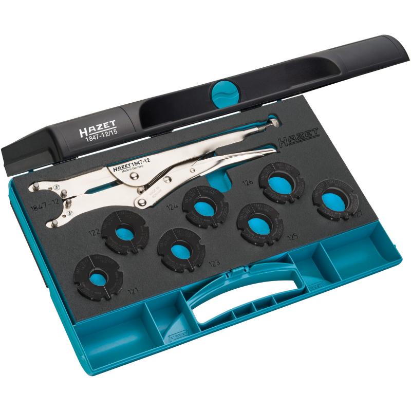 Circlip pliers set, 15 pcs (1847-12/15, HAZET)