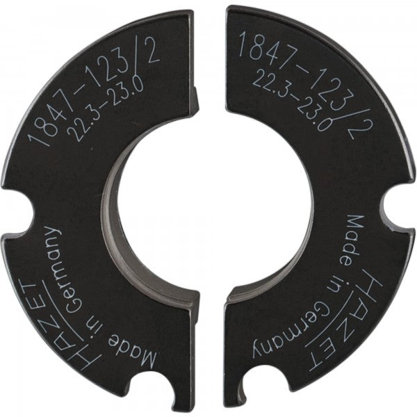 Half shell pair, ⌀ 22.3 – 23 mm (1847-123/2, HAZET)
