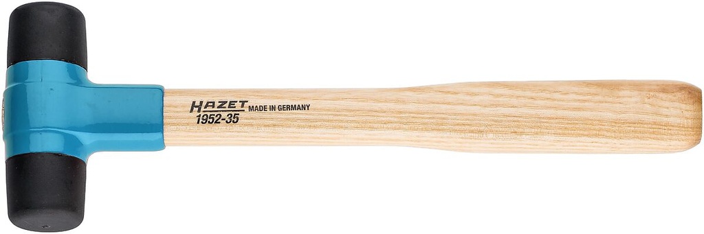Plastikinis minkštagalvis plaktukas, mažo atšokimo, 35 mm (1952-35, HAZET)