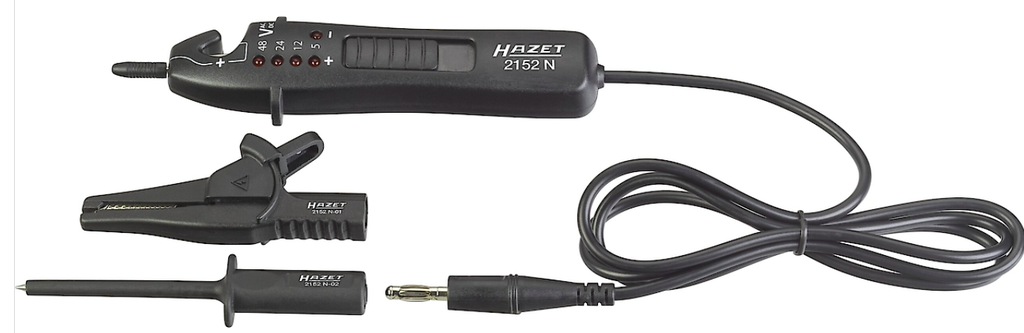 Elektronikos ir elektros sistemų testavimo rinkinys, 3 dalys (2152N/3, HAZET)