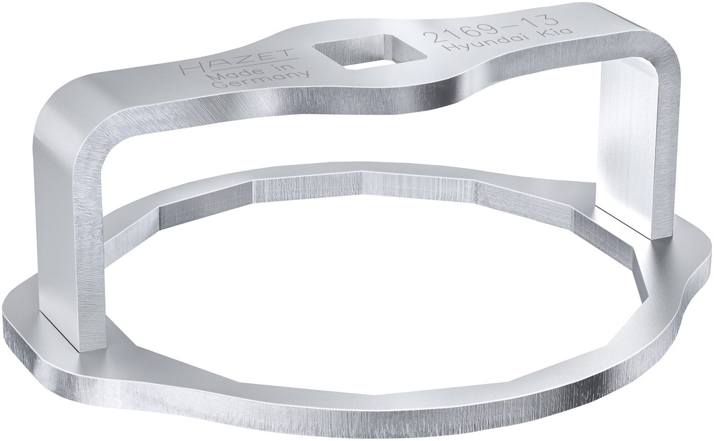 Alyvos filtro raktas - 1/2 colio (12.5 mm) kvadratas, tuščiaviduris (2169-13, HAZET)