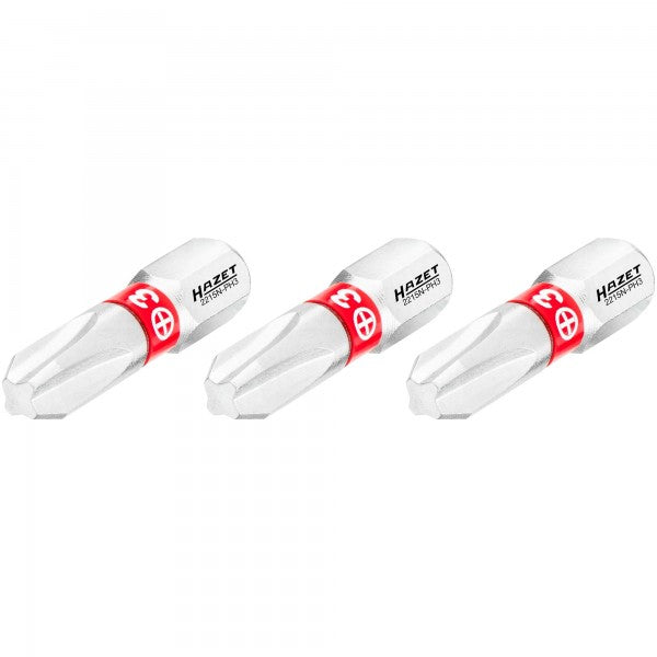 Atsuktuvo antgalis, kryžminis Phillips PH3, 1/4″ (6,3 mm) šešiabriaunis (2215N-PH3/3, HAZET)