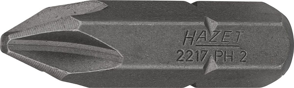 Atsuktuvo antgalis, kryžminis Phillips PH2, 5/16″ (8 mm) šešiabriaunis (2217-PH2, HAZET)