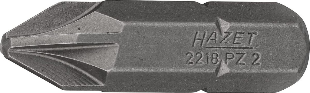 Skrūvgrieža uzgalis, Pozidriv PZ2, 5/16″ (8 mm) sešstūra (2218-PZ2, HAZET)