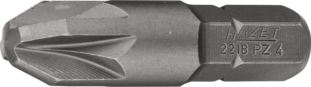Skrūvgrieža uzgalis, Pozidriv PZ4, 5/16″ (8 mm) sešstūra (2218-PZ4, HAZET)
