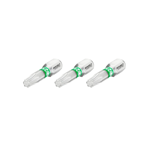 Atsuktuvo antgalis, žvaigždinis Torx T25, 1/4″ (6,3 mm) šešiabriaunis (2223N-T25/3, HAZET)