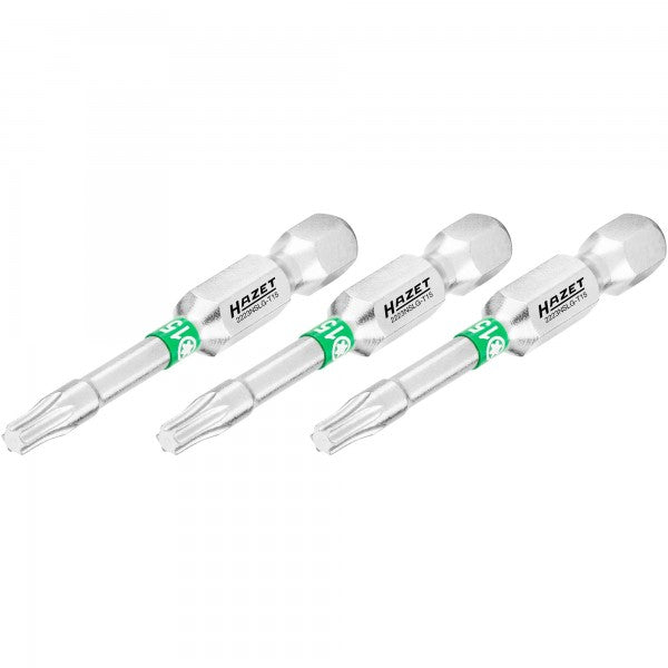 Screwdriver bit, Torx T15, 1/4″ (6.3 mm) hex (2223NSLG-T15/3, HAZET)