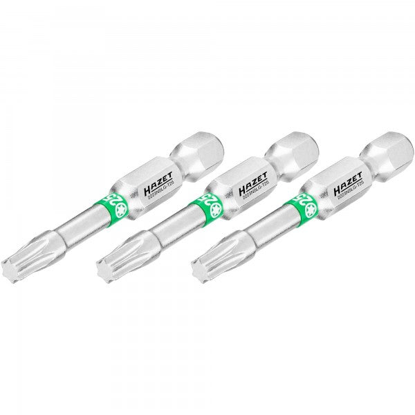 Atsuktuvo antgalis, žvaigždinis Torx T25, 1/4″ (6,3 mm) šešiabriaunis (2223NSLG-T25/3, HAZET)