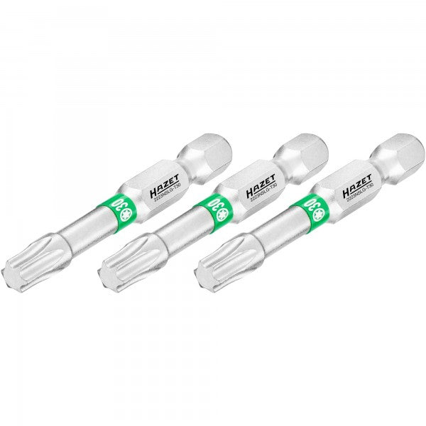 Skrūvgrieža uzgalis, Torx T30, 1/4″ (6,3 mm) sešstūra (2223NSLG-T30/3, HAZET)