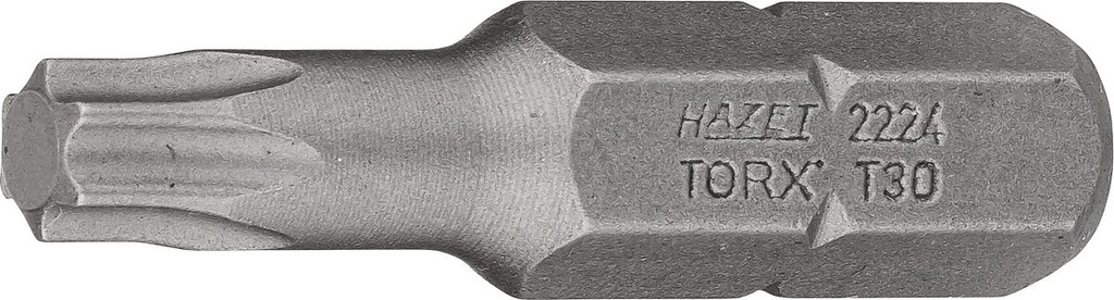 Atsuktuvo antgalis, žvaigždinis Torx T30, 5/16″ (8 mm) šešiabriaunis (2224-T30, HAZET)