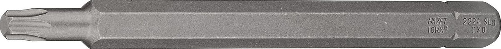 Skrūvgrieža uzgalis, Torx T30, 5/16″ (8 mm) sešstūra (2224SLG-T30, HAZET)