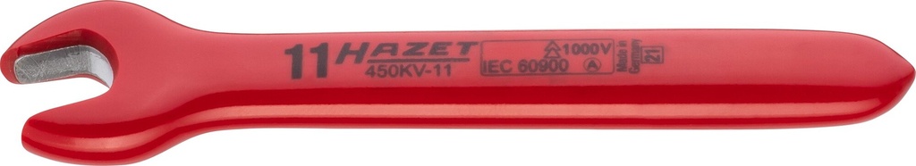 Vienpusis veržliaraktis su apsaugine izoliacija, 11 mm (450KV-11, HAZET)