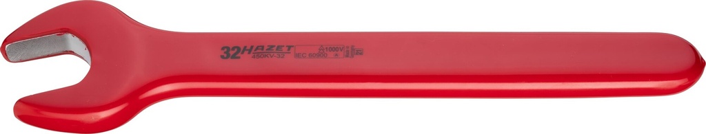 Viengalis veržliaraktis su apsaugine izoliacija 1000 V, 32 mm (450KV-32, HAZET)