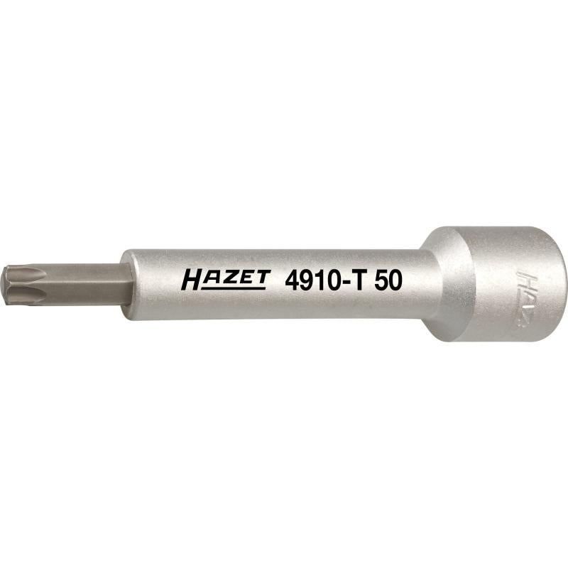 Virzuļa kāta pretbalsts ar TORX T50, 1/2" (12,5 mm) kvadrāts (4910-T50, HAZET)