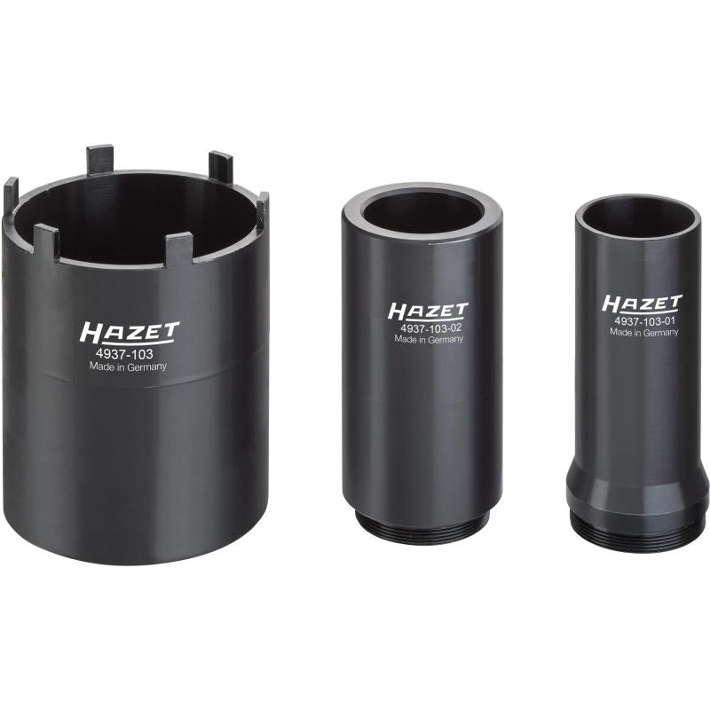 Commercial vehicle pin wrench set, 3/4" (20 mm) square, 3 pcs (4937-103/3, HAZET)