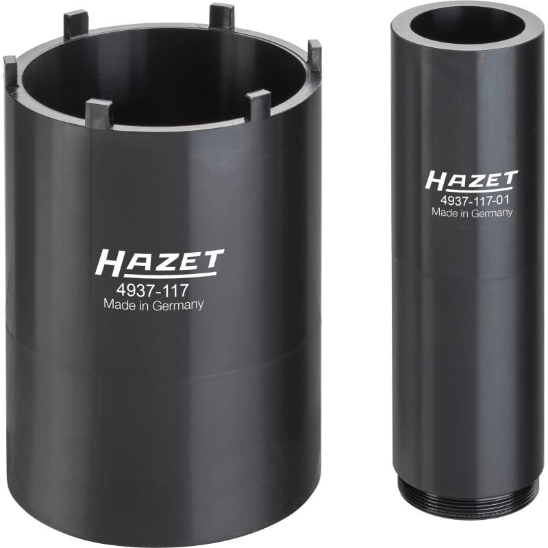 Commercial vehicle pin wrench set, 3/4" (20 mm) square, 2 pcs (4937-117/2, HAZET)