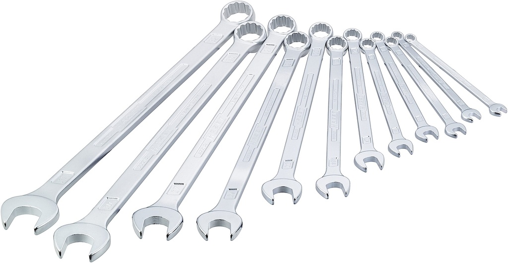 Kombinuotų veržliarakčių rinkinys, itin ilgi, 12 vnt. (10–32 mm) (600LG/12, HAZET)