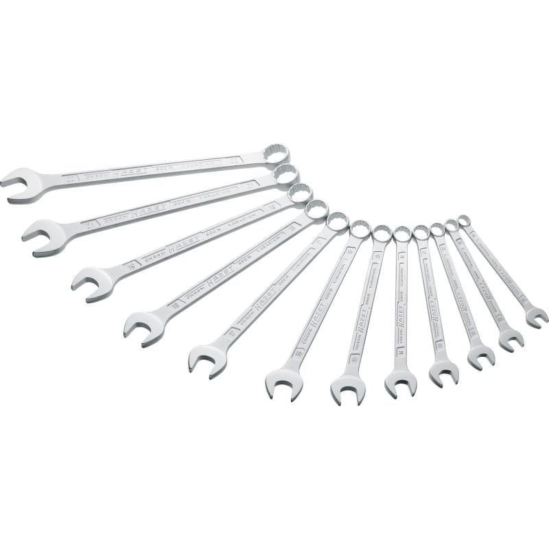 Kombinuotų veržliarakčių rinkinys, 12 vnt. (10–22 mm) (600N/12N, HAZET)
