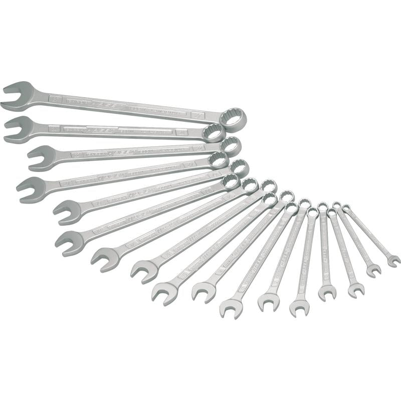 Combination wrench set, 17 pcs (7–27 mm) (600N/17N, HAZET)
