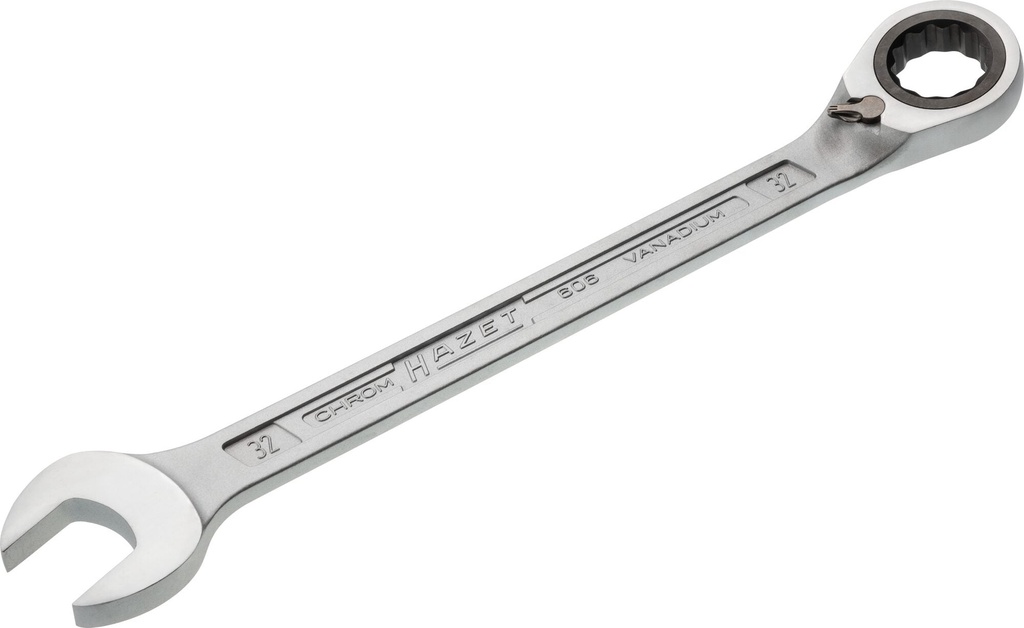 Terkšlinis kombinuotas veržliaraktis 32 mm (606-32, HAZET)