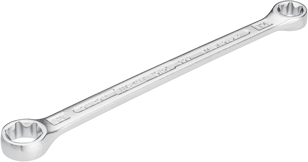 Dubultā gredzenatslēga, ārējais E-TORX® profils, E14 × E18 (609-E14XE18, HAZET)