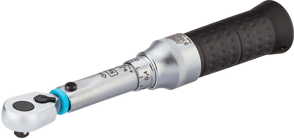 Torque wrench 2 – 10 Nm, 1/4 inch, with DAkkS calibration certificate (6108-1CTCAL, HAZET)