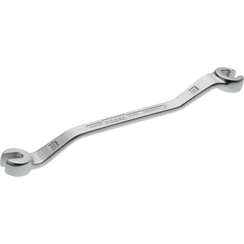 Open double box-end wrench, outside hexagon profile, 10 × 11 mm (612N-10X11, HAZET)