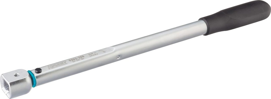Torque wrench, torque range 50-200 Nm (6392-200V, HAZET)