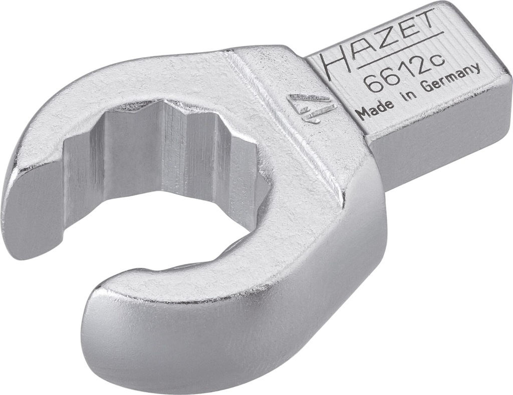 Ieliekamā gredzenatslēga, atvērta, 9x12mm, 17mm (6612C-17, HAZET)
