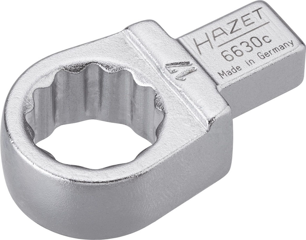 Įstatomas žiedinis raktas 9x12mm, 17mm (6630C-17, HAZET)