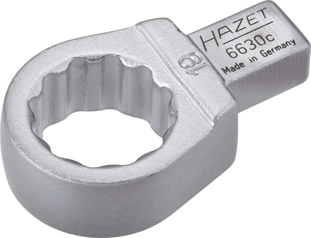 Įstatomas žiedinis raktas 9x12mm, 19mm (6630C-19, HAZET)