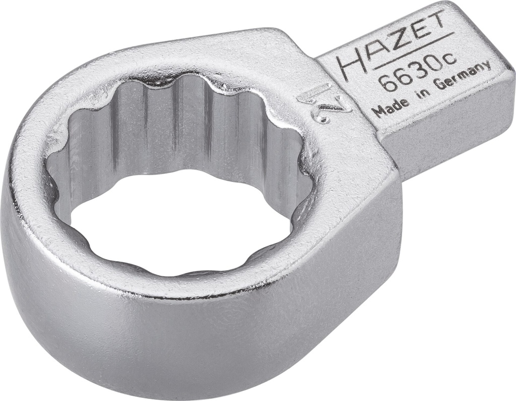 Įstatomas žiedinis raktas 9x12mm, 21mm (6630C-21, HAZET)