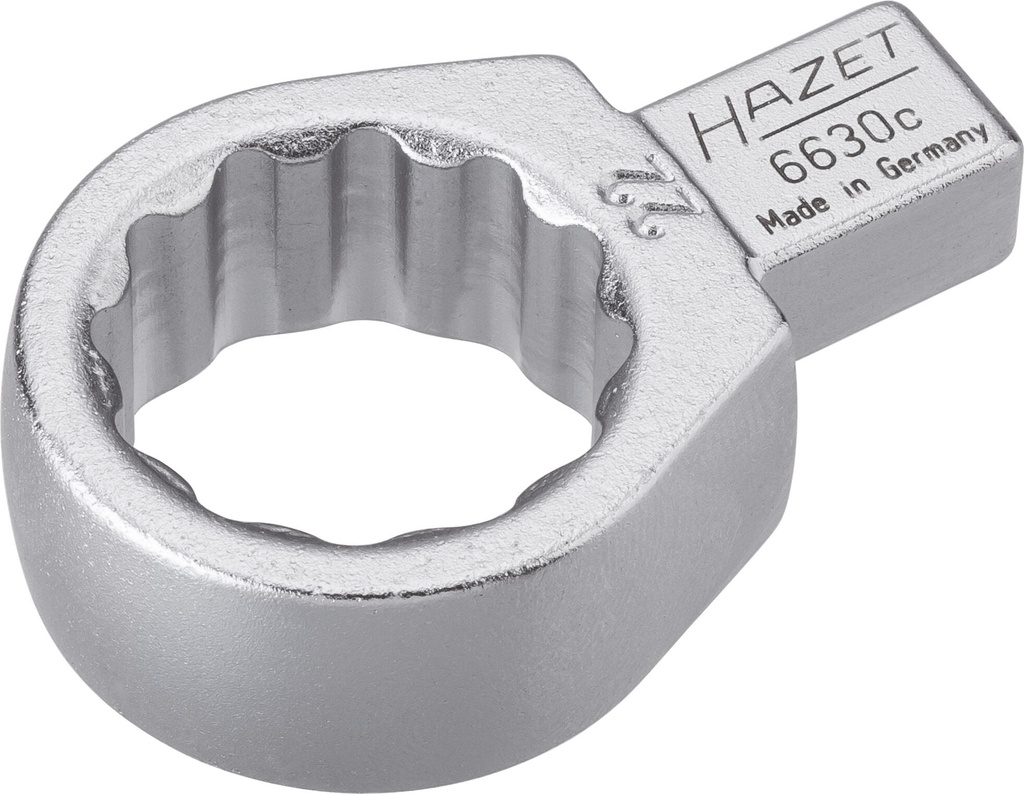 Insert box-end wrench, solid, 9x12mm, 22mm (6630C-22, HAZET)