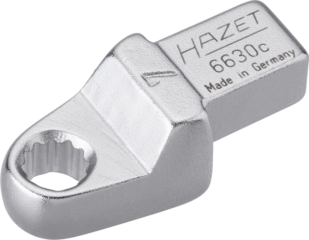 Įstatomas žiedinis raktas 9x12mm, 7mm (6630C-7, HAZET)