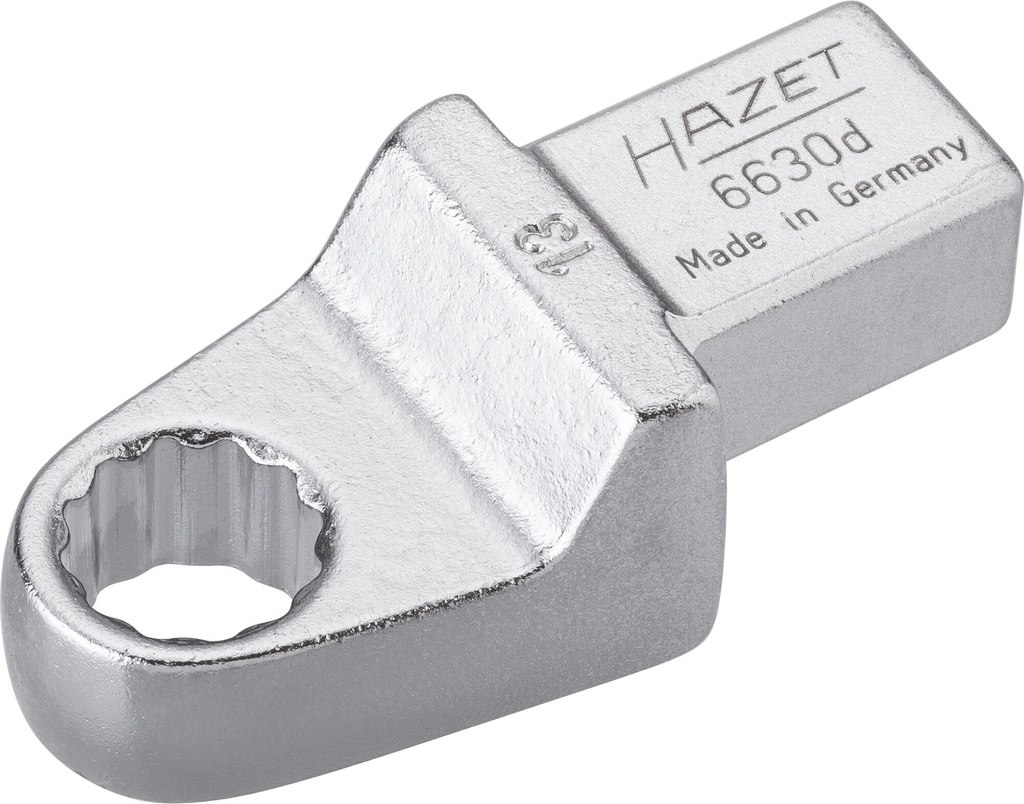 Ieliktņa gredzenatslēga – 14 × 18 mm ieliktņa kvadrāts, 13 mm (6630D-13, HAZET)