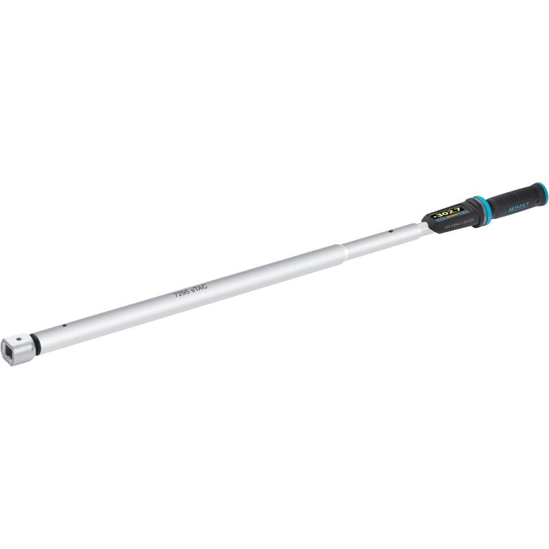 Electronic torque wrench with built-in angle gauge, 65–650 Nm (7295-2STAC, HAZET)