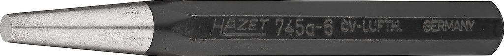 Kaištinis išmušėjas (smaigas), 6 mm (745A-6, HAZET)