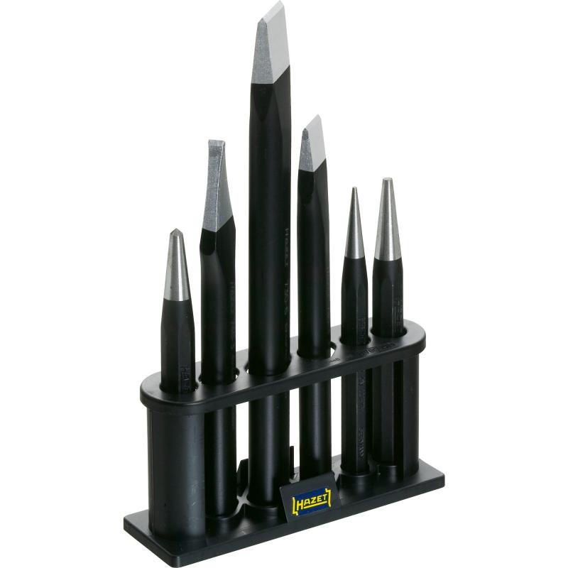 Kaltu, izsitēju un ķērņu komplekts, 6 daļas (750/6-1, HAZET)